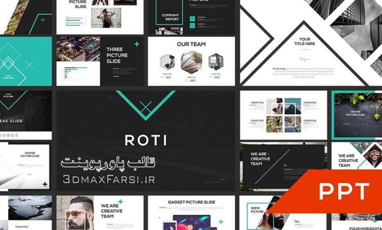 creativemarket ROTI PowerPoint Template free download