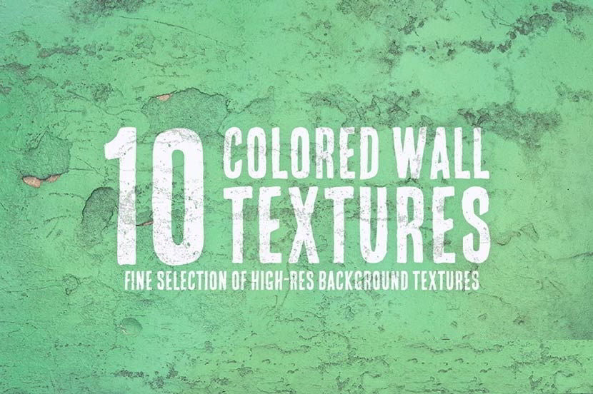 creativemarket 10 Colored Wall Textures free download