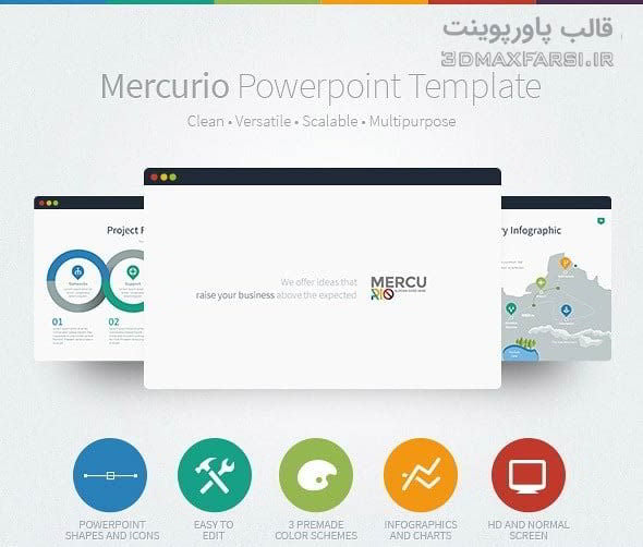 graphicriver Mercurio PowerPoint Presentation Template free download