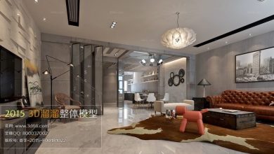 Modern Livingroom Fusion Style 3D66 Interior 2015 Vol. 1-4 download
