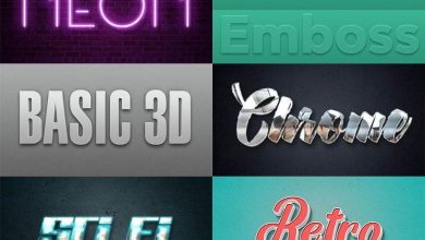 10 Layer Style Text Effects free download