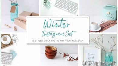 creativemarket Winter Instagram Set free download