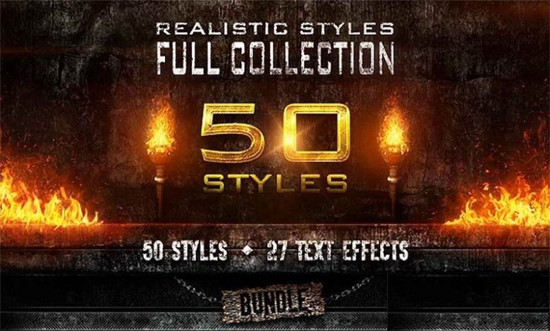 Graphicriver realistic styles bundle free download