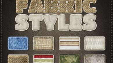 Graphicriver : text fabric styles (Photoshop Add-Ons) free download