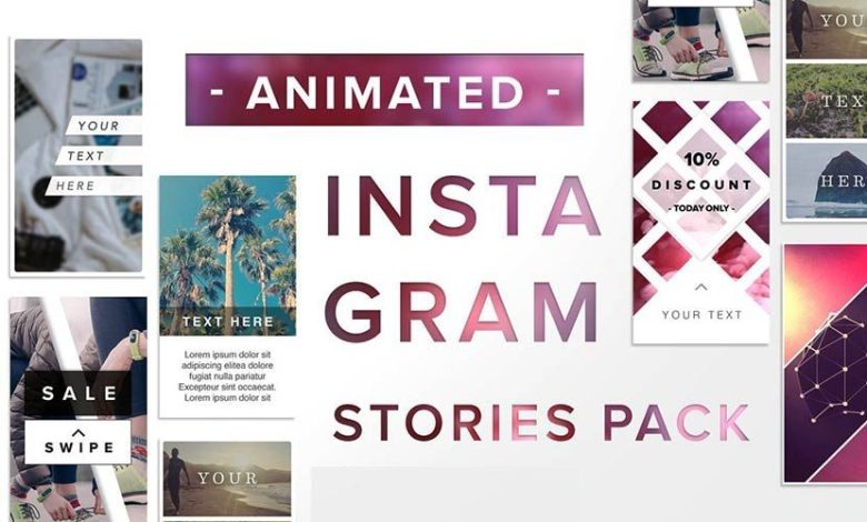 Creativemarket: ANIMATED Instagram Stories Bundle free download