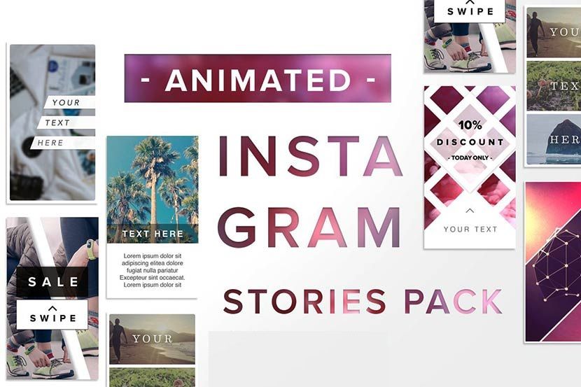 Creativemarket: ANIMATED Instagram Stories Bundle free download