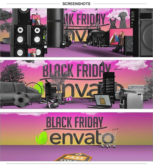 Black Friday - After Effects Templates (Openers . Special Events)
