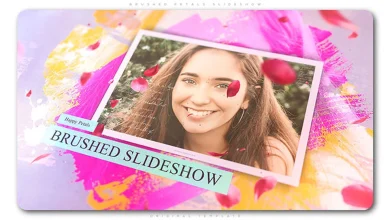 VideoHive Brushed Petals Slideshow by TranSMaxX free download