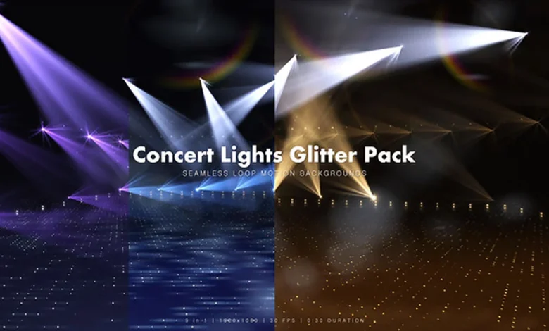 Videohive Concert Lights Glitter Pack free download