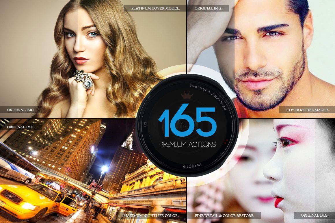 Creative Market - 165 Premium Photoshop Actions free download