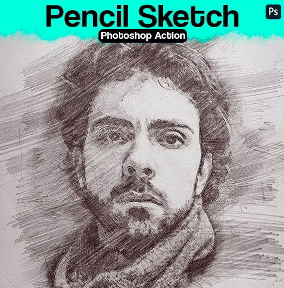 Graphicriver : Pencil Sketch Photoshop Action free download