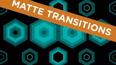Footagecrate : matte transitions motion graphic pack
