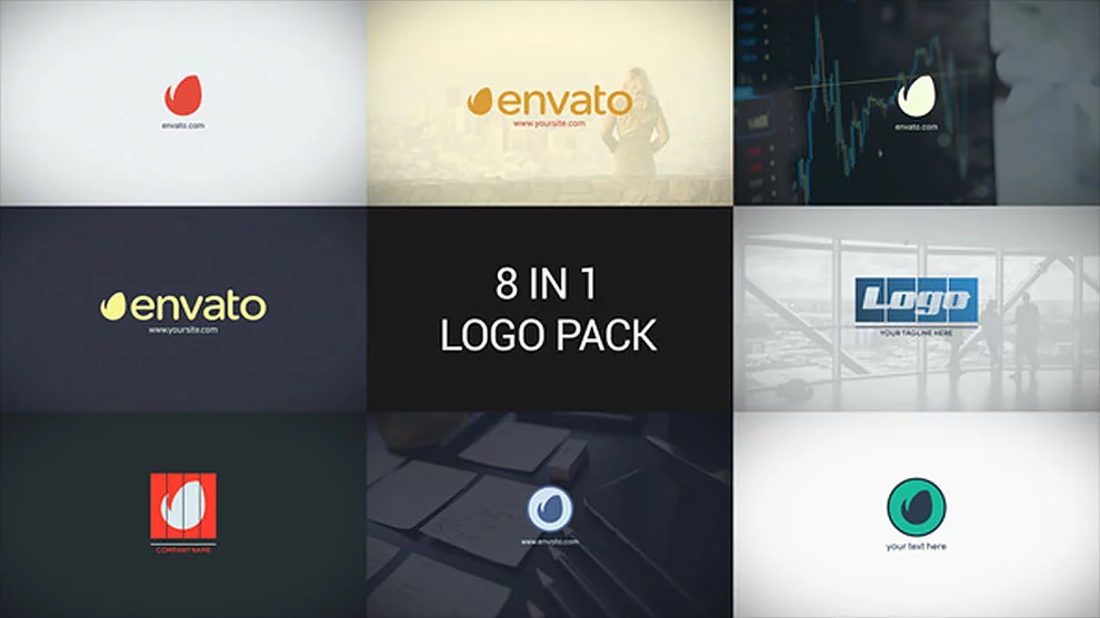 Videohive Minimal Logo Pack (Logo Stings . Corporate) free download