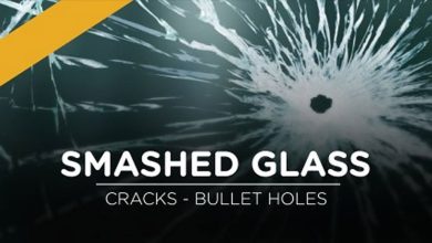 Graphics crate – Smashed Glass Effects Pack free download