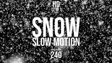 Elements envato : snow slow motion free download