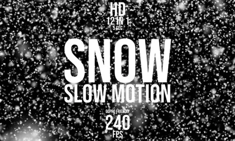 Elements envato : snow slow motion free download