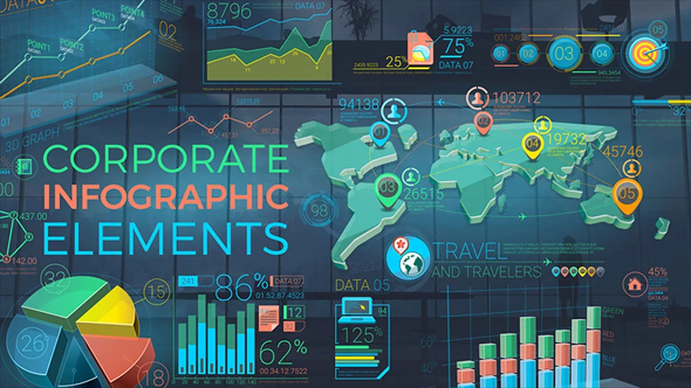 VideoHive : Colorful Corporate Infographic Elements free download