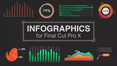 Videohive Infographics Builder for Final Cut Pro X (Apple Motion Templates . Titles)