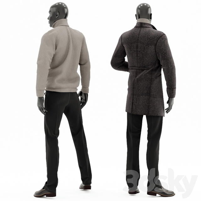 Male 3d Characters set 2 3ds max vray corona