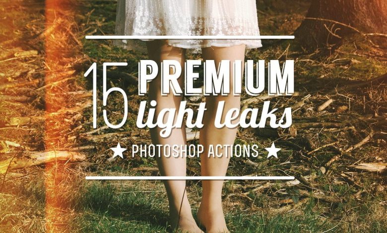 Creativemarket - 15 Premium Light Leak Actions free download
