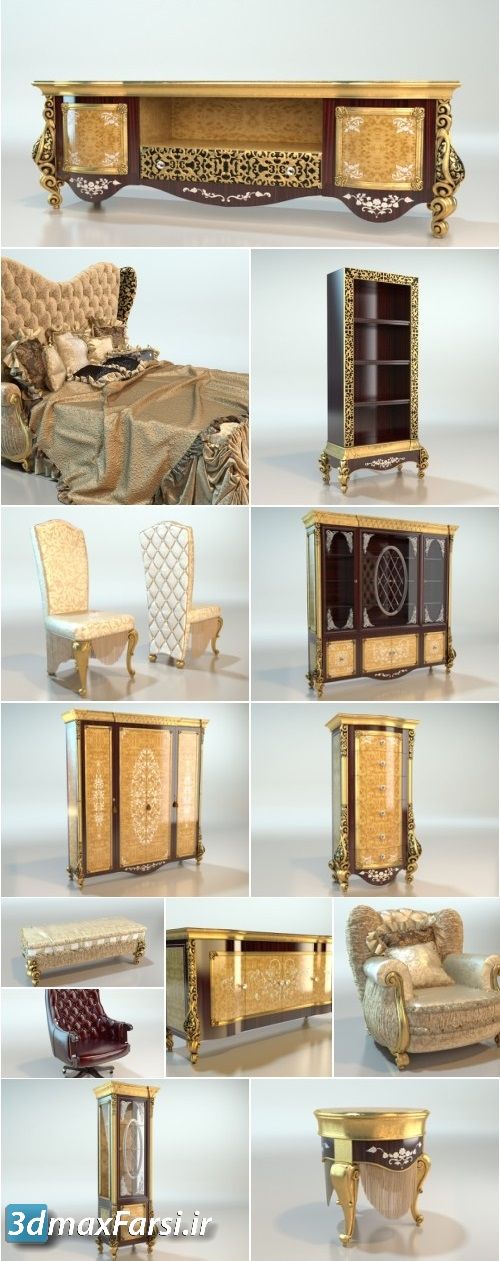 AR Arredamenti Royalpalace 3D Models Bundle furniture