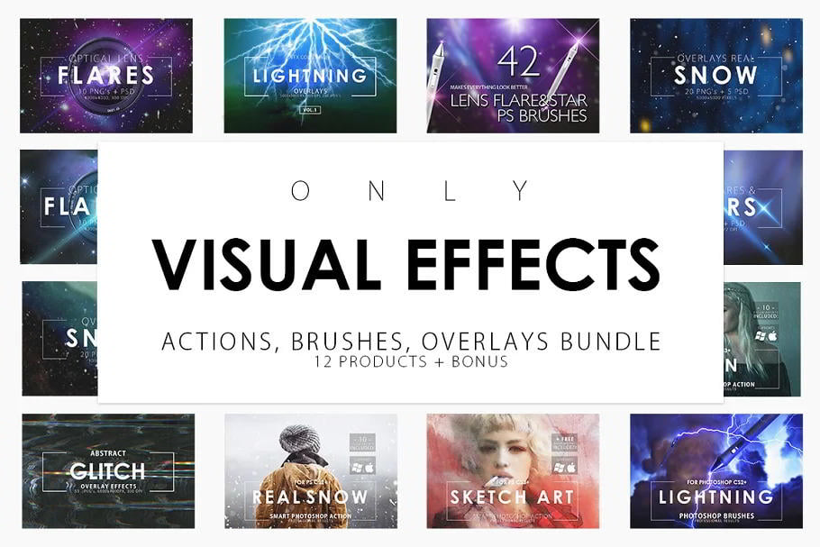 Creativemarket – Only Visual Effects Bundle free download