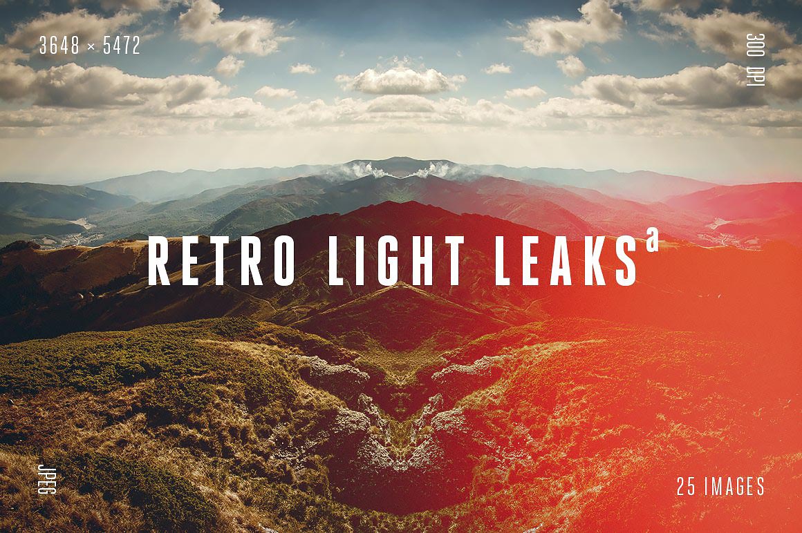 Creativemarket - Retro Light Leaks 25 free download