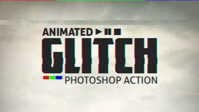Graphicriver – Animated Glitch – Photoshop Action (BlackNull) free download