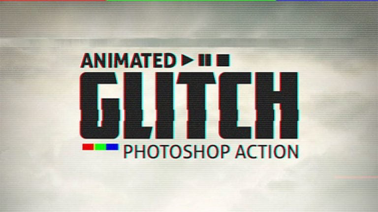 Graphicriver – Animated Glitch – Photoshop Action (BlackNull) free download