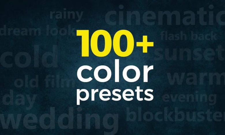 Motion Array – 100+ Color Presets - Premiere Pro Presets free download