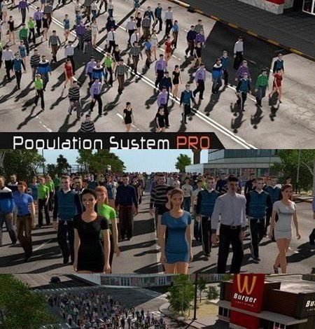 Population System PRO | 3D Characters | Unity Asset Store free download