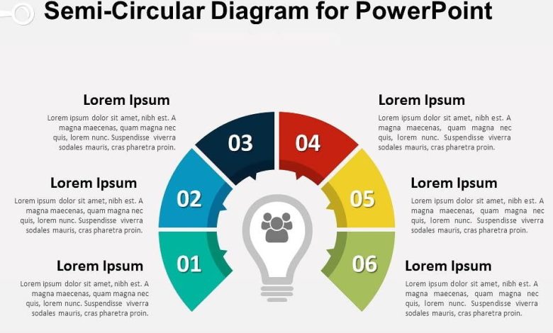 puzzle diagram powerpoint template free download