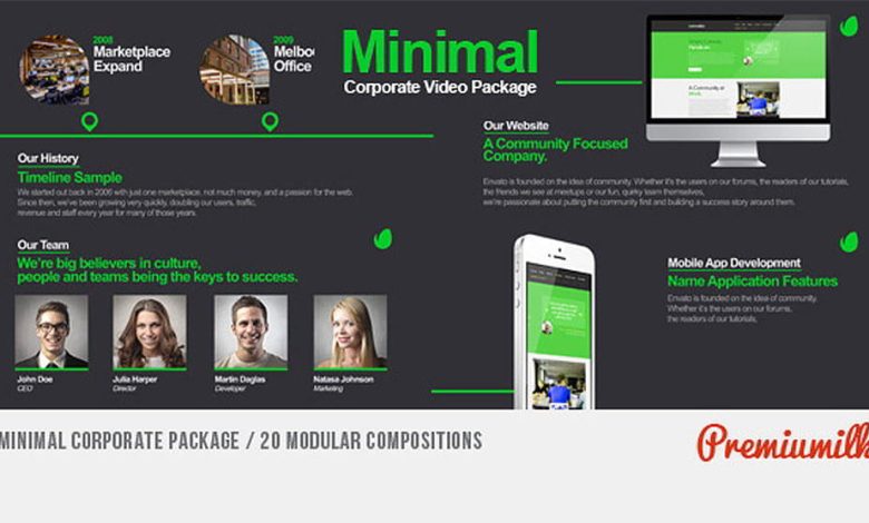 videohive – Minimal Corporate Package By Premiumilk free download