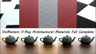 VizMasters V-Ray Architectural Materials Vols 1 & 2 free download