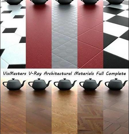 VizMasters V-Ray Architectural Materials Vols 1 & 2 free download
