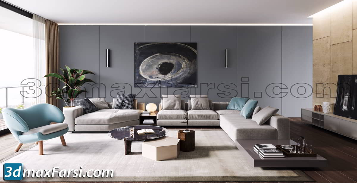 Living room modern furniture 166