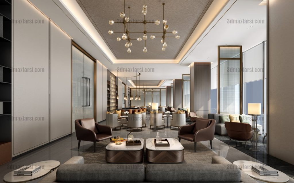 Negotiate room 3d scene 4 3dmaxfarsi