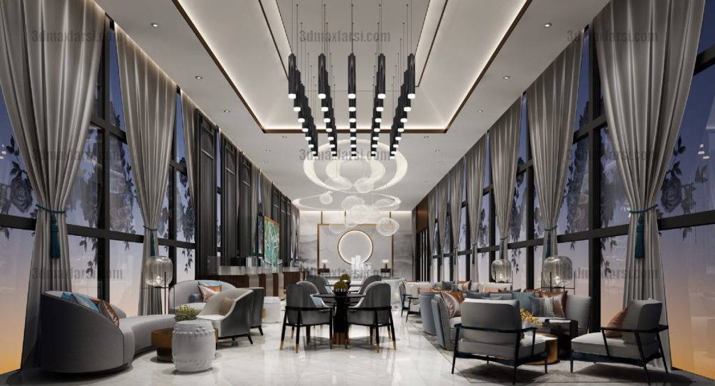 Negotiate room 3d scene 5 3dmaxfarsi