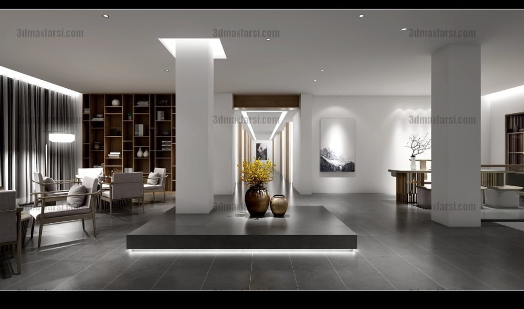 Negotiate room 3d scene 12 3dmaxfarsi