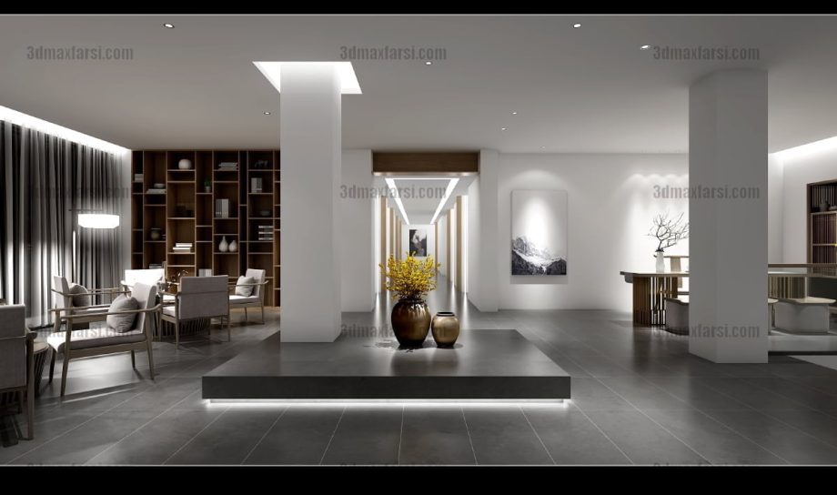 Negotiate room 3d scene 12 3dmaxfarsi