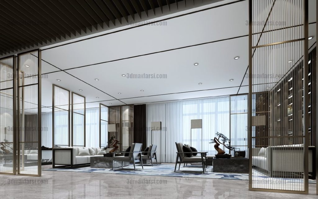 Negotiate room 3d scene 15 3dmaxfarsi