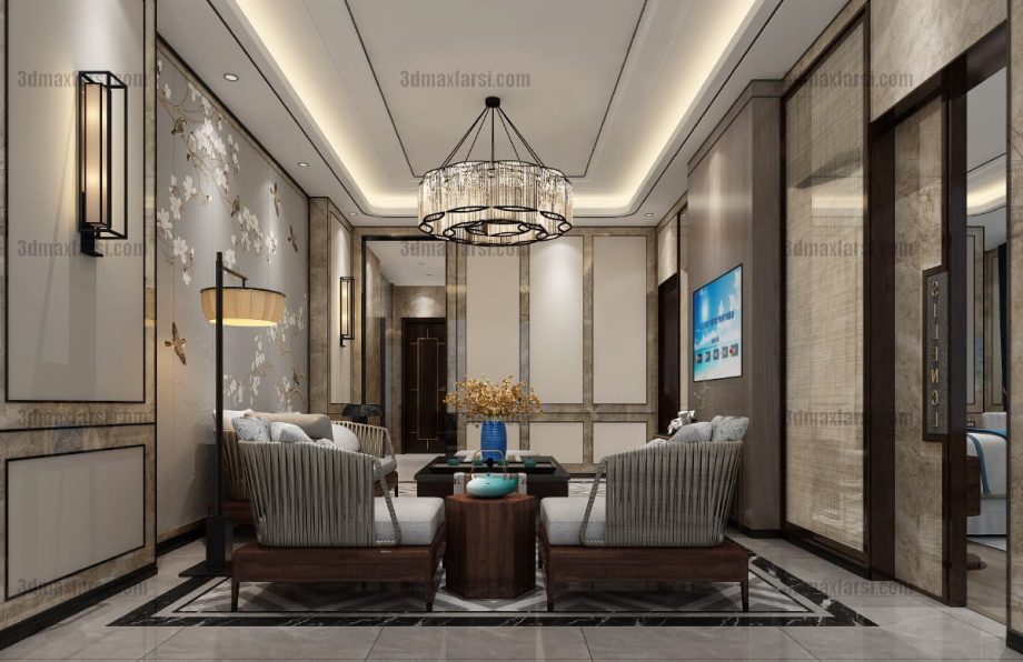 Negotiate room 3d scene 18 3dmaxfarsi