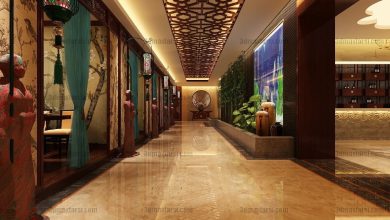 3d model Corridor, elevator, Lobby 20