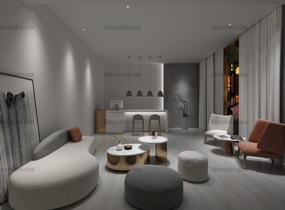 Negotiate room 3d scene 33 3dmaxfarsi