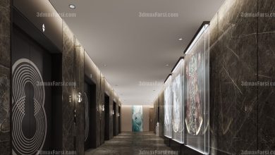 45 3d model corridor elevator interior