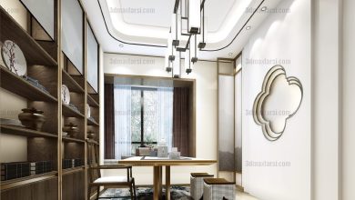 19 3d study room interior design