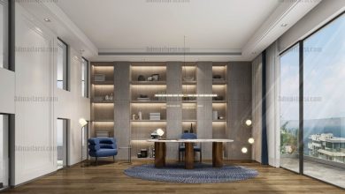 40 3d study room interior design