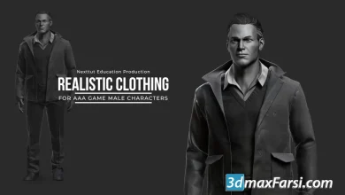 Realistic Clothing Workflow for AAA Game Male Characters free download