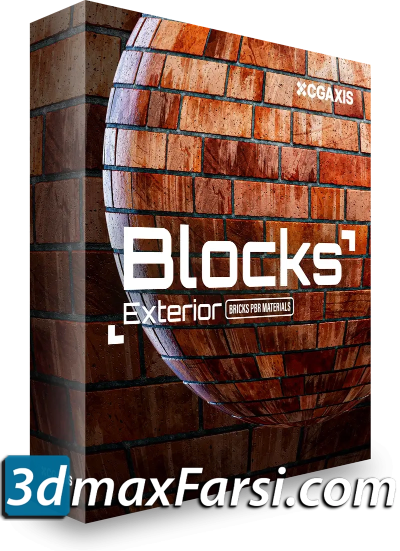 CGAxis – Blocks Exterior Brick Walls PBR Textures free download