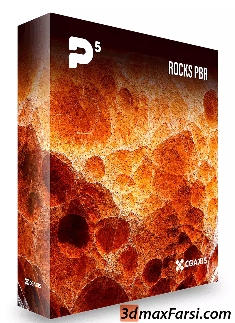 CGAxis – Physical 5 Rocks PBR Textures free download